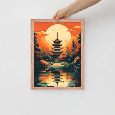 Reflections of serenity - 12"x16" Framed poster